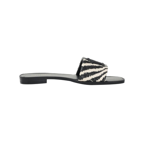 Just Cavalli Ciabatta Ciabattina Donna Elisia in rafia 36 P25 - JUST CAVALLI78RA3S91ZSC05 - QC0 - 36 - Francavilla Moda